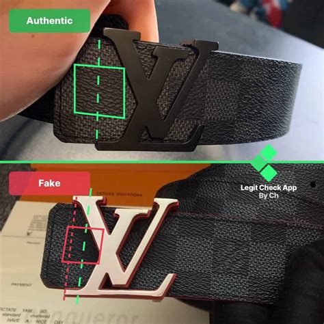 real vs fake louis vuitton belt|how to check if Louis Vuitton is real.